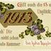 1913 Gilt auch die 13 als 'ne Unglücksnummer...