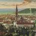 Graz, Blick vom Ruckerlberg gegen die Herz-Jesu-Kirche, Buchkogel u. Koralpe [R]
