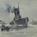 S. M. Panzerkreuzer "Göben"und "Breslau"verlassen gefechtsklar Messina. [R]