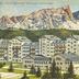 Südtirol, Dolomiten: Hotel Karersee 1650 m mit Latemargruppe